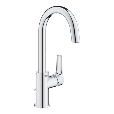 GROHE Eurosmart waterbesparende wastafelkraan l-size met ketting chroom