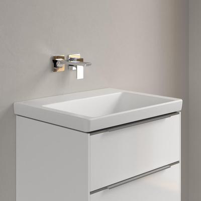 Villeroy & Boch Subway 3.0 Lavabo - 600 x 470 x 165 stone white mat (blanc) CeramicPlus - sans trop-plein