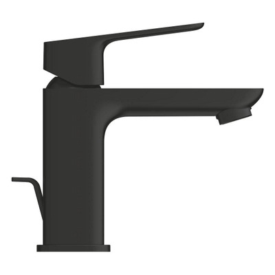 GROHE Cubeo wastafelkraan - s-size - opbouw - 1-gats - voorsprong 10.6cm - eengreeps - mat zwart