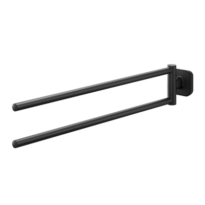 Tiger Carv Porte-serviettes 2 bras Noir