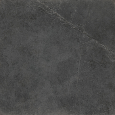 Terravito Allino wand- en vloertegel - 60x60cm - gerectificeerd - Betonlook - Black mat (zwart)