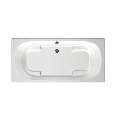 Xenz Kanaga Duobad - 190x90x53 - afvoer Midden - acryl - wit mat