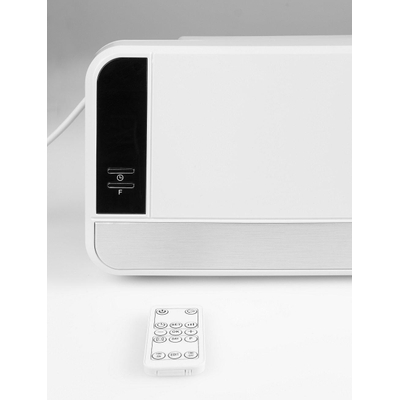 Eurom Wall design 2000R Chauffage mural en céramique 2000 watt 11.5x56.5x19.5cm Blanc