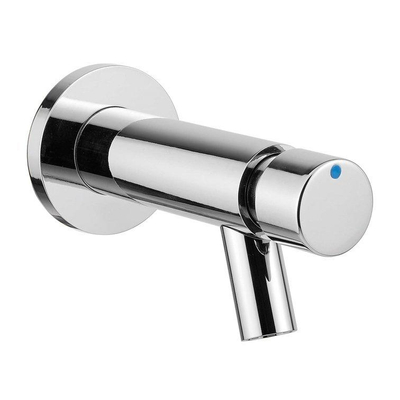 Plieger Napoli robinet de toilette modèle mural à fermeture automatique 1/2 durée d'écoulement 15 sec. chrome