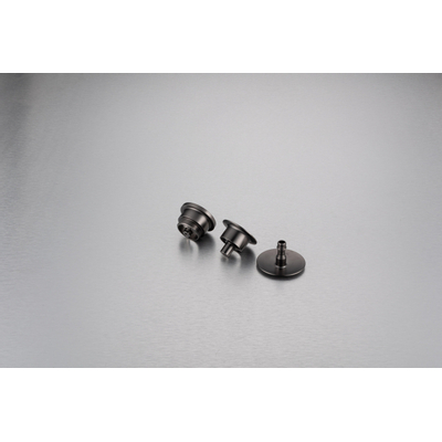 Fortifura Calvi Afvoerplug - always open - Geborsteld Gunmetal PVD - licht beschadigd - OUTLET UDEN