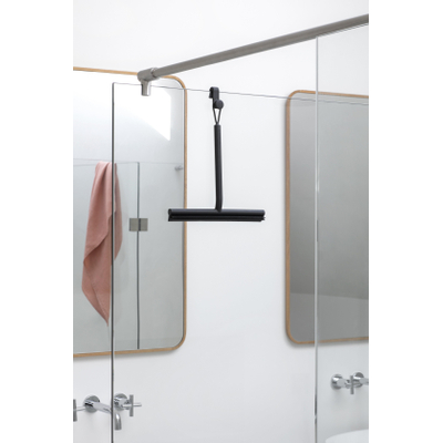 Brabantia ReNew Raclette de douche - crochet de porte - gris foncé