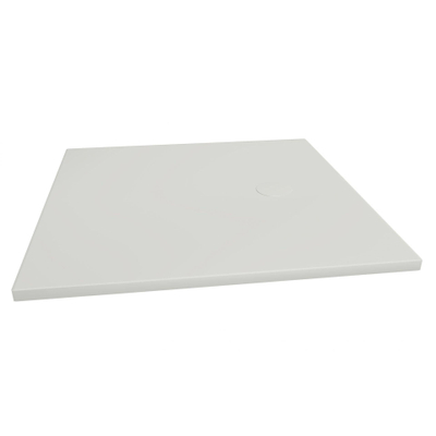 Xenz Flat Plus receveur de douche 100x100cm carré blanc mat