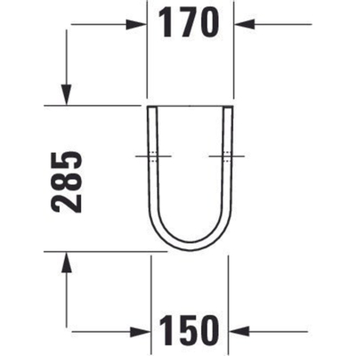 Duravit Starck 3 Philippe Starck - 3 Sifonkap - wit