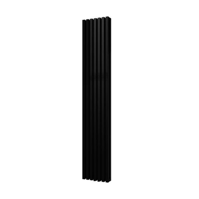 Plieger Siena designradiator verticaal dubbel 1800x318mm 1096W zwart