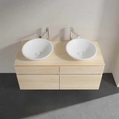 Villeroy & Boch Legato wastafelonderkast 120x55cm 4 lades Iep impresso