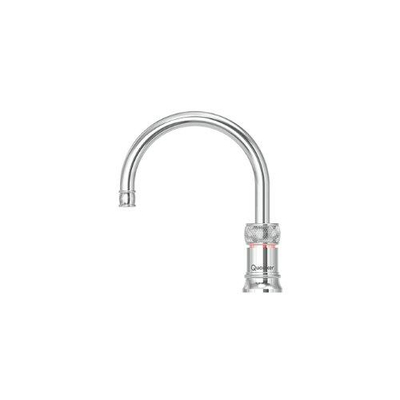 Quooker Classic Nordic Round kokendwaterkraan - draaibare uitloop - Combi reservoir - Warm / kokend water - Chroom