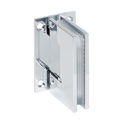 BRAUER Void nisdeur 2-delig helder glas 110x200 omkeerbaar met draaideur 60 aan muur incl. glascoating chroom