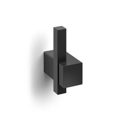 Zack Carvo Crochet à serviette - 7x5cm - simple - noir