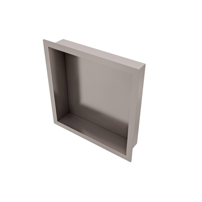 Fortifura Galeria Inbouwnis - 30x30x10cm - Geborsteld RVS PVD (RVS)