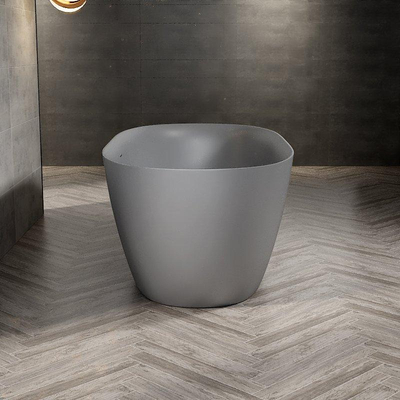 FugaFlow Eccelente Calma Baignoire îlot - 170x80cm - acrylique - siphon - gris mat