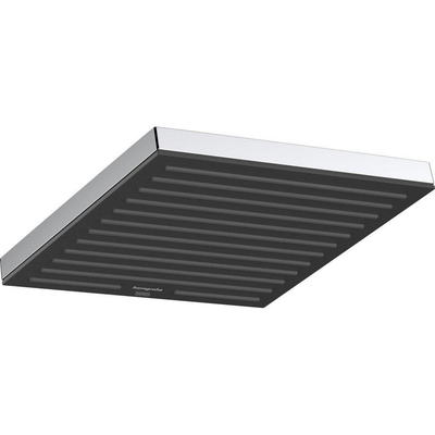 Hansgrohe Showerselect Ensemble de douche - élément encastré - mitigeur thermostatique - pomme de tête - support de douchette - barre coulissante - flexible de douche - coulisseau - douchette à main barre - chrome