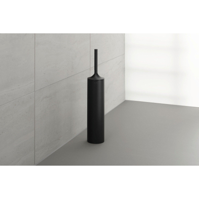 Duravit Starck T Garniture de brosse - sur pied - 43x8cm - noir mat