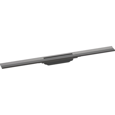 Hansgrohe RainDrain Flex Douchegoot - 80cm - inkortbaar - brushed black chrome