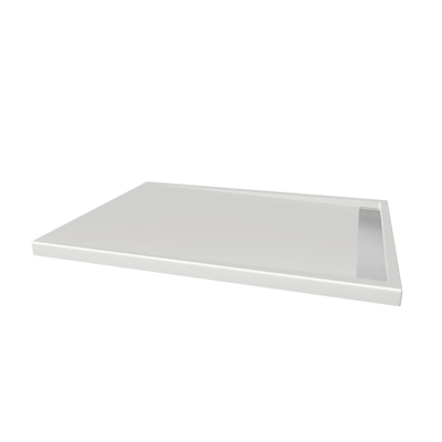 Xenz Easy Tray douchevloer - 120x90x5cm - acryl - zonder gootcover - wit