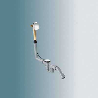 Hansgrohe Exafill E badafvoer, overloop en vulcombinatie met waste chroom