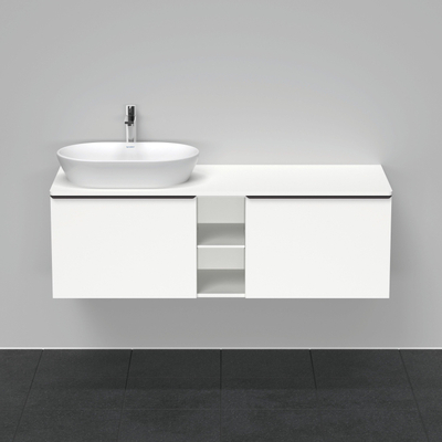 Duravit D-neo Meuble sous vasque 140x55x45.9cm 2 tiroirs Blanc mat mat