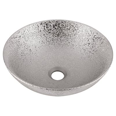 Differnz BRIGHT Vasque à poser - 36x14cm - émaillé - argent