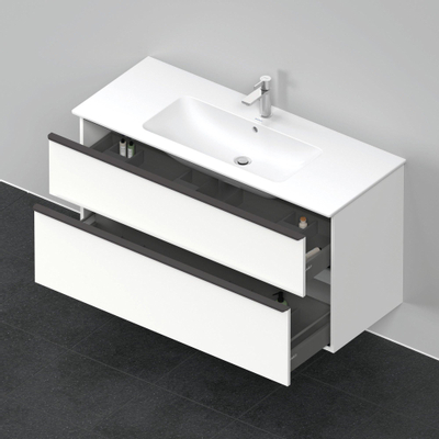 Duravit D-neo Meuble sous vasque 121x46.2x62.5cm 2 tiroirs Blanc mat