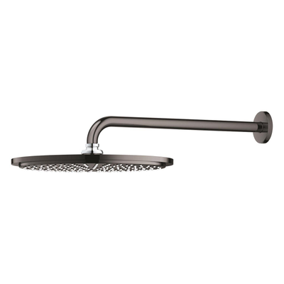 GROHE Rainshower Regendouche - hoofddouche Ø31cm - wandarm 38cm - hard graphite