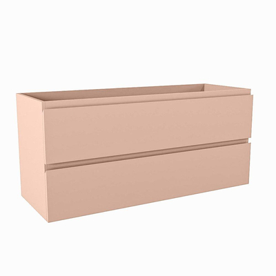 Mondiaz HAY wastafelonderkast - 110x40x50cm - 2 lades - uitsparing midden - softclose - Rosee
