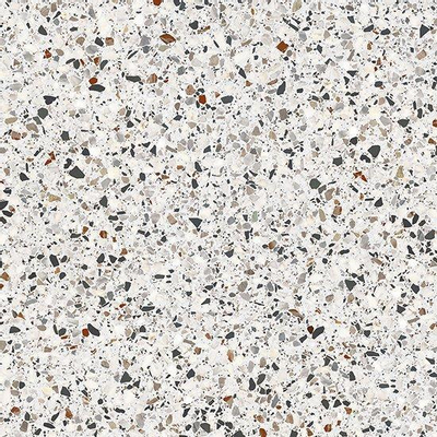 Vtwonen Terrazzo vloer- en wandtegel - 60x60cm - 10mm - gerectificeerd - R10 - terrazzo - mat ice flakes (wit)