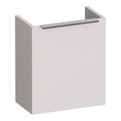 BRAUER Elevate meuble de lavabo pour WC - 40x45x22cm - porte pivotant à gauche - sans poignée de dessus - sable mat