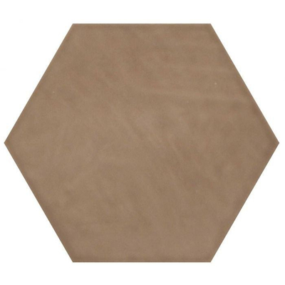Cifre Cerámica Wandtegel hexagon Vodevil Moka 17,5x17,5 cm Vintage Glans Bruin