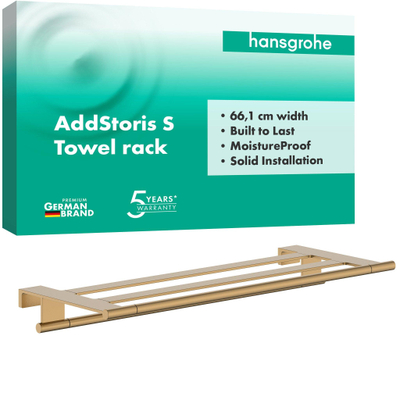 Hansgrohe AddStoris S handdoekrek met handdoekhouder BBR