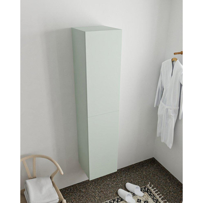 MONDIAZ BEAM Colonne de salle de bain suspendu 35x160x35cm avec 2 portes Greey