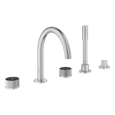 Grohe Atrio private collection 5-gats badrandmengkraan supersteel