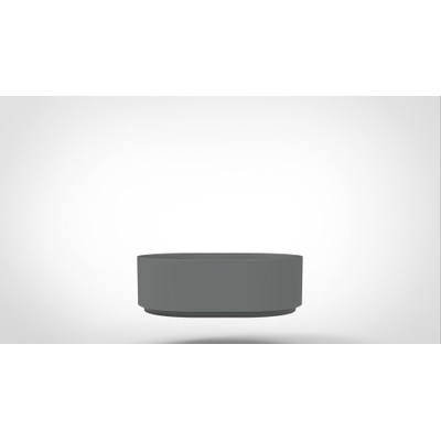 Arcqua Case vasque ovale 40x28cm gris mat