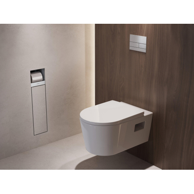 Hansgrohe XtraStoris Original Toiletrolhouder - 15x15x14cm - mat wit