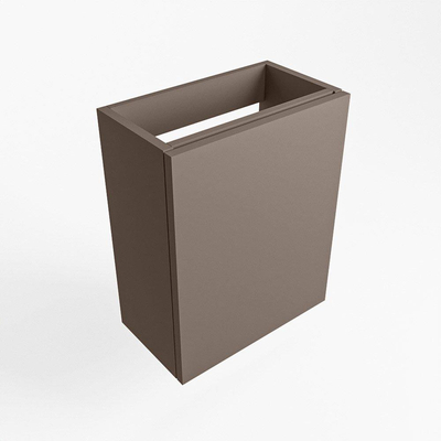 Mondiaz FOWY fonteinonderkast - 40x22x50cm - 1 deur - push to open - softclose - Smoke