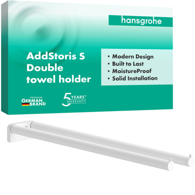 Hansgrohe AddStoris S 2-lids handdoekrek MW