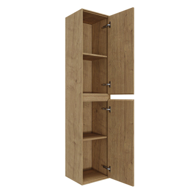 Saniclass Holz Atelier Colonne haute - 140x38x38cm - 2 portes - Chêne naturel