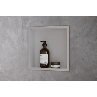 Hansgrohe XtraStoris Original Inbouw Nis - 30x30x7cm - frame - concretegrey