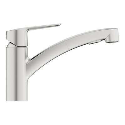 GROHE Start keukenmengkraan met handdouche Steel