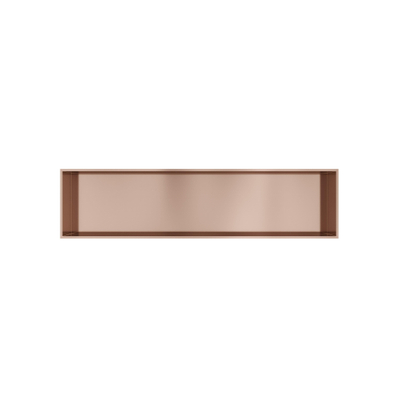 Hotbath &MORE Inbouwbox of inbouwnis - 30x120x10 - PVD - geborsteld koper