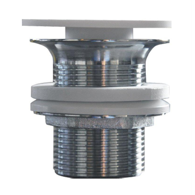 Ideavit évacuation fixe - 6.8x7cm - solid surface - blanc mat