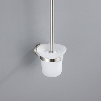 Fortifura Calvi toiletborstelhouder rond - PVD - geborsteld RVS