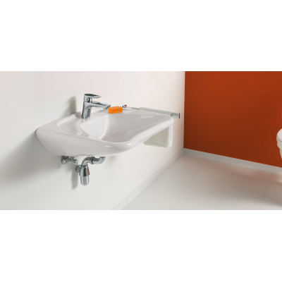 Villeroy & Boch Omnia Vita wastafel met kraangat zonder overloop 60x49cm wit