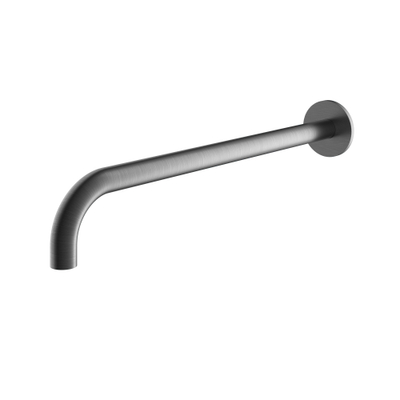 Hotbath Archie Bras de douche mural - 40cm - gunmetal brossé PVD