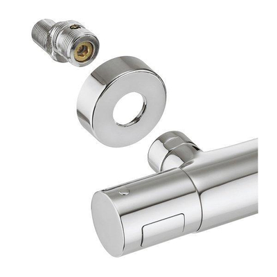 Crosswater S-Koppeling - met afsluit functie - 2 stuks - zilver