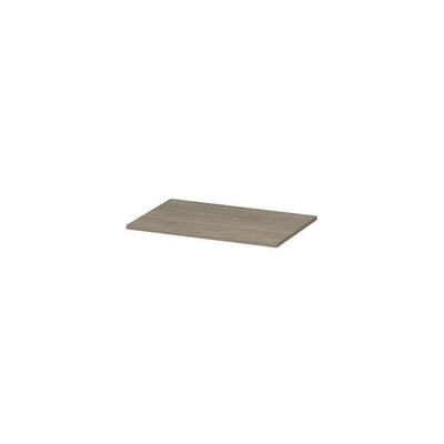 INK Topdeck Wastafelblad - 70x45x2cm - tbv onderkast - MFC - Greige eiken