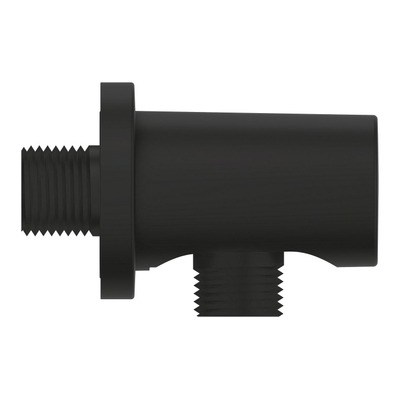 Grohe Rainshower Wandaansluitbocht - 1/2 - rond - phantom black (zwart)